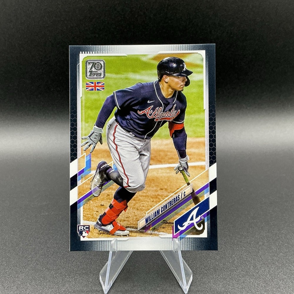 2021 Topps UK Edition – William Contreras #87 Black /125 (RC)