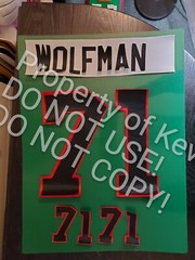 Chicago Blackhawks Lettering Custom ANY YR Name Number UNSEWN kit for Jersey