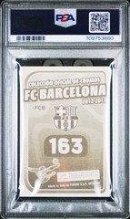 2012 PANINI FC BARCELONA #163 LIONEL MESSI Autografo PSA 9 Mint Auto