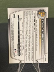KONNOR GRIFFIN 🔥 Rookie Chrome Refractor 💎 2025 Bowman Draft #BDC-102 Pirates