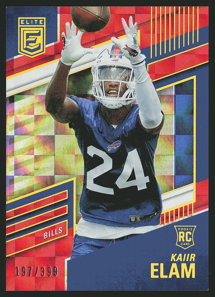 2022 Donruss Elite #187 Kaiir Elam Red #/399 SN,RC
