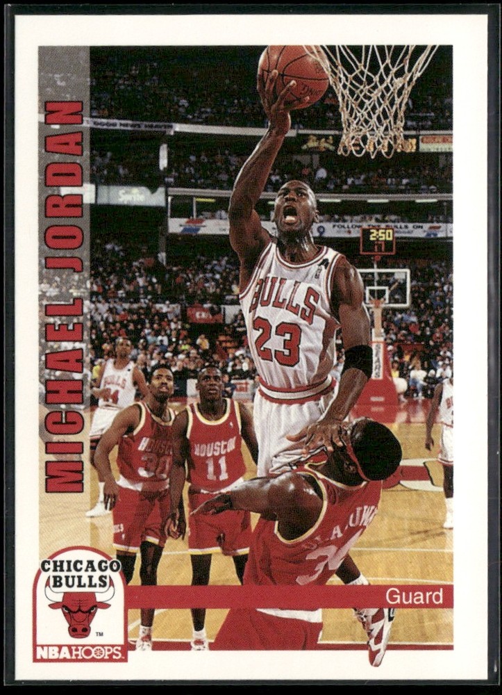 Michael Jordan 1992-93 Hoops #30 Chicago Bulls