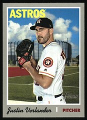 2019 Topps Heritage short print Justin Verlander #426 Houston Astros