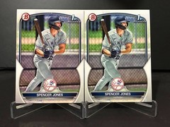 Spencer Jones 1st Bowman 2023 Bowman Lot x2 – #BP-139 – New York Yankees