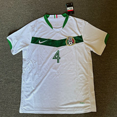 Nike Mexico Soccer Jersey R. Marquez #4 Dri-FIT Sphere Dry White/Green Men L