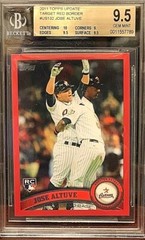 2011 Topps Update Jose Altuve Target Red Border RC #US132 BGS Gem Mint 9.5
