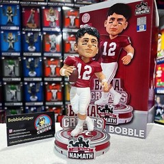 JOE NAMATH Alabama Crimson Tide Football Legend Exclusive NCAA Bobblehead