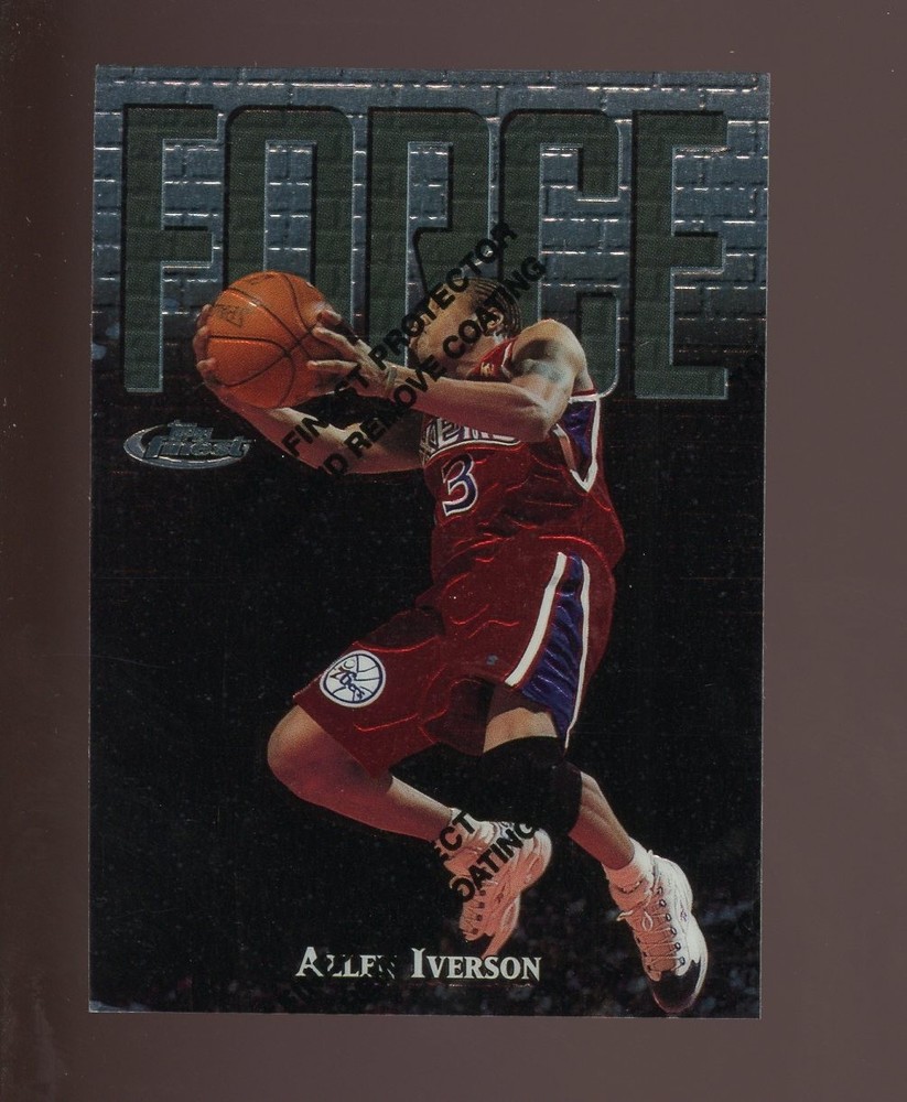 1997-98 FINEST ALLEN IVERSON FORCE #143 SILVER UNCOMMON
