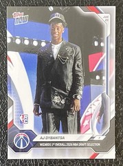 2025-26 NBA Topps Now AJ Dybantsa Draft Night Card