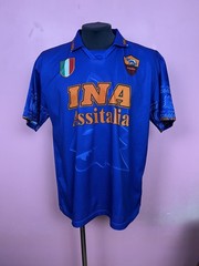 Roma totti soccer jersey vintage 10 football blue men&rsquo;s XL