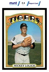 1972 TOPPS MICKEY LOLICH 450 VG-EX MCG 4 BASEBALL DETROIT TIGERS