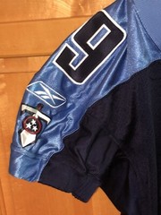 Tennessee Titans Steve McNair Jersey size 44 Reebok Navy Blue Baby Blue Carolina