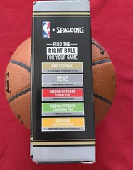 BRAND NEW NBA Spalding Official Game Leather Basketball Discontinued Adam Silver