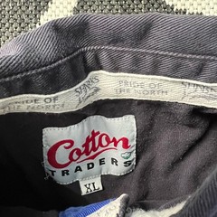 Vintage Sale Sharks 2002 / 2003 Cotton Traders Short Sleeve Rugby Shirt XL AMD