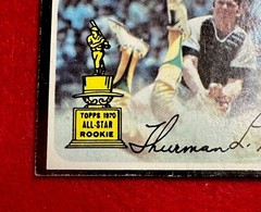 1971 Topps Thurman Munson #5 New Yankees “Captain” VG++ Rookie All Star Gold Cup