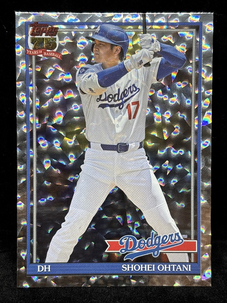 2026 Topps Series 2 Shohei Ohtani 91B2-1 Silver Crackle Foil Board