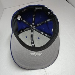 New Era 59Fifty LA Dodgers Fitted Hat 6 7/8 Side Script Logo White