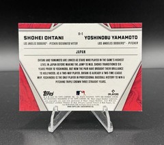 2024 Bowman Chrome International Impact Shohei Ohtani Yoshinobu Yamamoto Dodgers
