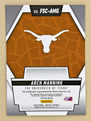 2025 Panini Mosaic Arch Manning Future Scripts Red Wave auto Texas Longhorns NIL
