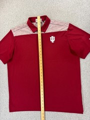 Indiana Hoosiers Columbia Stitched Logo Campus Polo Shirt (Men&rsquo;s XL) Red