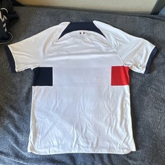 Nike Paris Saint-Germain Jersey White Red Navy Size L Ligue 1 2022-2023