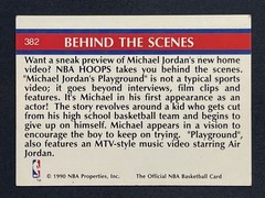 1990-91 NBA Hoops – Inside Stuff Michael Jordan #382 Chicago Bulls