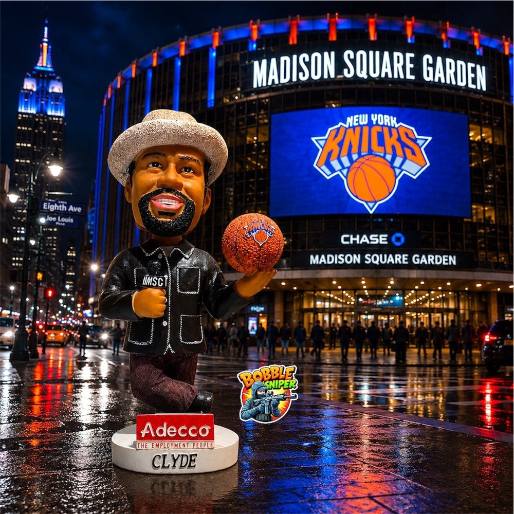 WALT CLYDE FRAZIER New York Knicks Legend MSG Exclusive SGA NBA Bobblehead