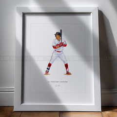 Francisco Lindor Cleveland Guardians Baseball 8×10 Print Poster Art Illustrated