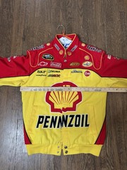 Vintage Kevin Harvick #29 Pennzoil Shell NASCAR Racing Jacket Chase Authentics S
