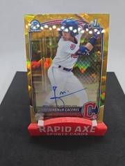 2025 Bowman Chrome Sapphire Edition Prospects Autographs Juneiker Caceres 31/50