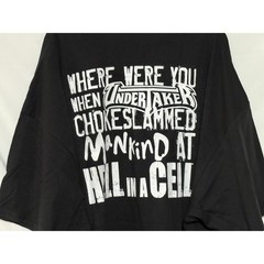 WWE Undertaker Shirt Hell In A Cell Slam Crate Exclusive Black T-Shirt Size 3XL