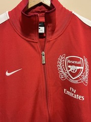 Arsenal FC Nike Full Zip Track Jacket 2011-2012 Size Large -423997-620