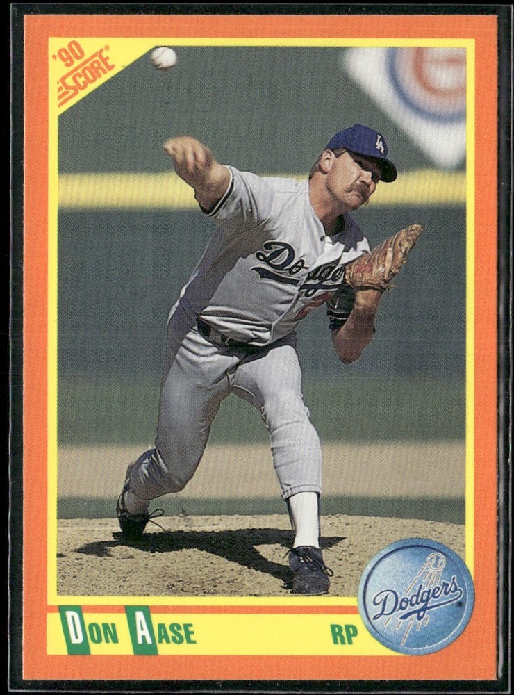 1990 Score Rookie & Traded Don Aase New York Mets #377