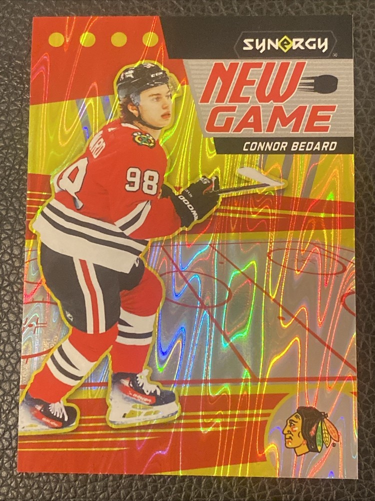 2024-25 Upper Deck Synergy New Game Connor Bedard #NG-28 Chicago Blackhawks *1b