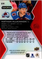 2024-25 Synergy Hockey Red Parallel U-Pick Player Complete Your Set