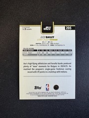 2025-26 Topps Ace Bailey RC Blackout Black Friday Holo Foil #205 Jazz Rookie