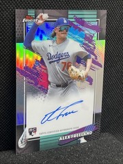 2026 Topps Finest Alex Freeland Rookie Refractor Auto Los Angeles Dodgers