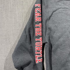 Maryland Terrapins Sweatshirt Mens Medium Gray NCAA Football Champion Hoodie