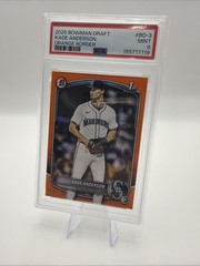 2025 Bowman Draft – Kade Anderson #BD-3 Orange Refractor /25 (RC) PSA 9 MINT