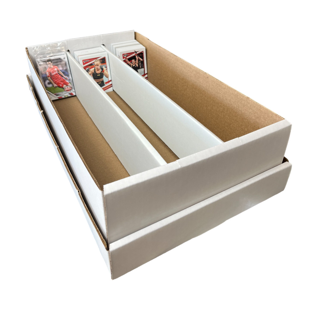 10-Pack • 3000-count • Trading Card Storage Box • Woodhaven Trading Firm