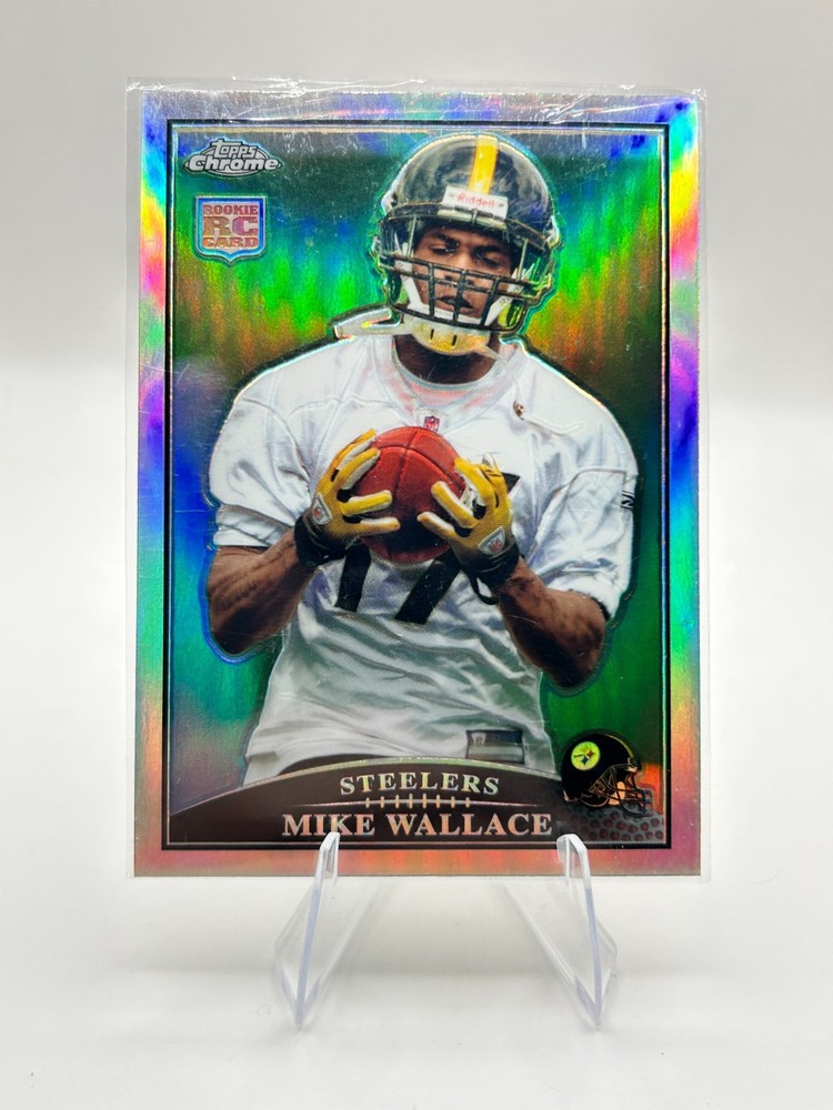 Mike Wallace #TC128 Refractor (RC) – 2009 Topps Chrome – Pittsburgh Steelers