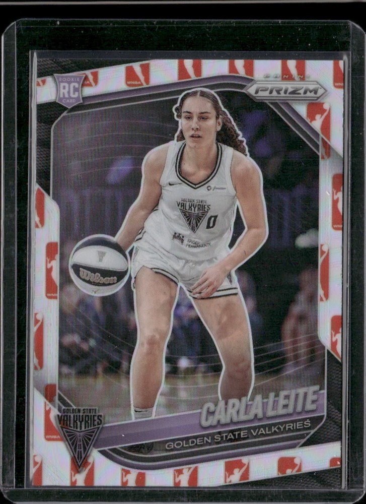 2025 Panini Prizm WNBA #6 Carla Leite WNBA Logo Prizms