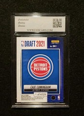 *CADE CUNNINGHAM* 2021-22 Panini Instant Draft Night #DN1 *CGS 10* Rookie Card