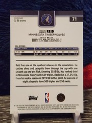 2025/26 Topps Chrome Update Naz Reid #71 Orange Basketball Refractor /25