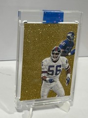 Lawrence Taylor LT Custom novelty art Handmade New York Giants Patch CARD