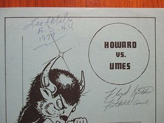 LEO MILES(Died 1995)/FLOYD KEITH Signed 1979 Howard University Football Program
