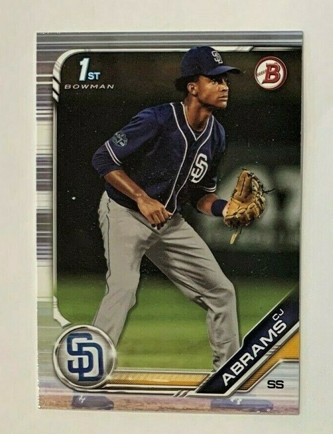 CJ ABRAMS – 2019 1st Bowman Draft #BD-85 FS QTY