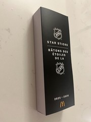 2025-2026 McDonald’s NHL Star Sticks Cale Makar Mini Stick Colorado Free Ship
