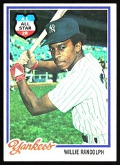 1978 Topps Burger King New York Yankees #13 Willie Randolph