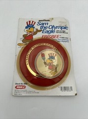 SAM OLYMPIC EAGLE 1984 Olympics Mascot Mini Red Frisbee WHAM-O No. 1652 – New